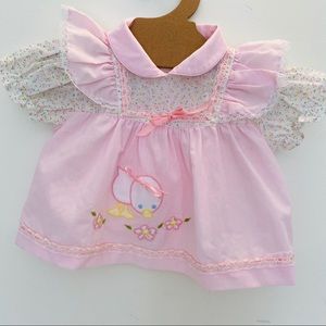 EUC Vintage Cradle Togs Duckling Dress 3-6 Months